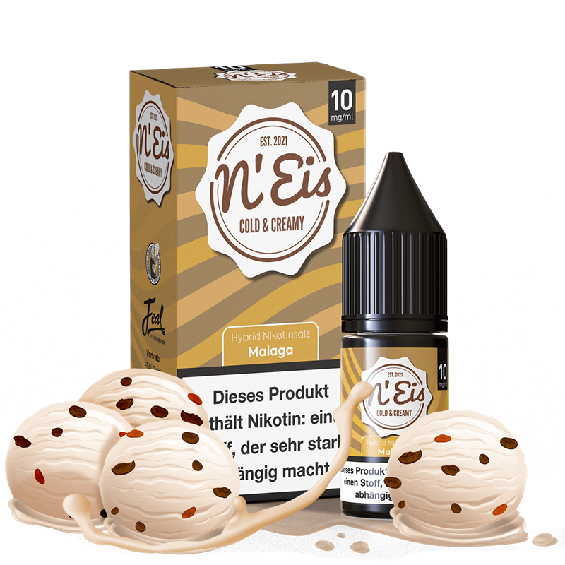 n'EIS - Malaga - 10 ml Hybrid-Nikotinsalz Liquid