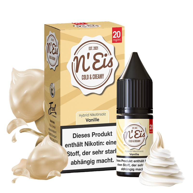 n'EIS - Vanille - 10 ml Hybrid-Nikotinsalz Liquid