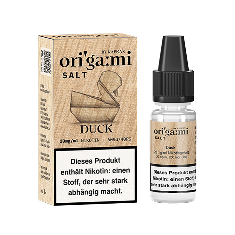 Kapkas Flava Salt Origami - Duck - 10 ml Nikotinsalz Liquid 