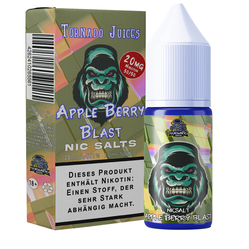 Tornado Juices - Apple Berry Blast - 10 ml Nikotinsalz Liquid 