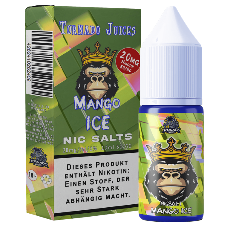 Tornado Juices - Mango ICE - 10 ml Nikotinsalz Liquid 