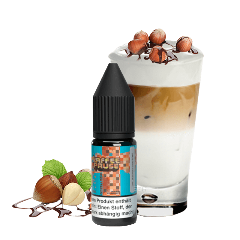 Kaffeepause by Steamshots - Hazellatte - 10 ml Nikotinsalz Liquid