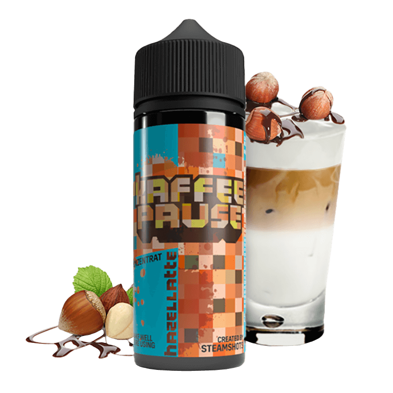 Kaffeepause Aroma by Steamshots - Hazellatte - 10 ml Longfill