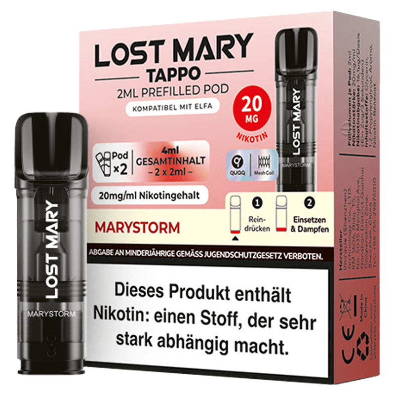 ELF Bar Lost Mary Tappo - Marystorm Pod - 2er Pack 
