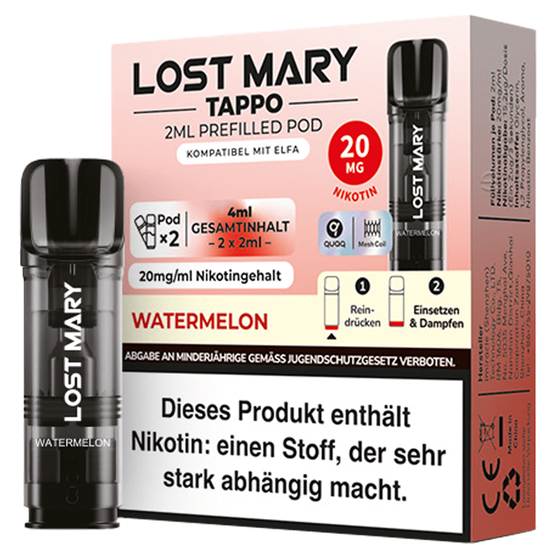 ELF Bar Lost Mary Tappo - Watermelon Pod - 2er Pack 