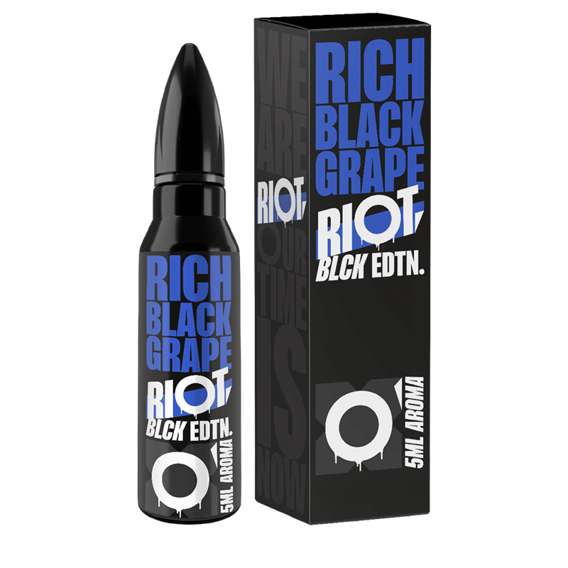 Riot Squad Black Edition Aroma - Rich Black Grape - 5 ml Longfill 