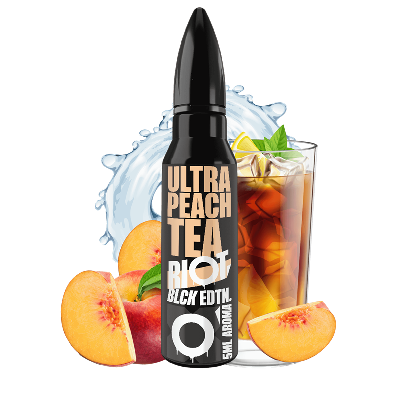 Riot Squad Black Edition Aroma - Ultra Peach Tea - 5 ml Longfill