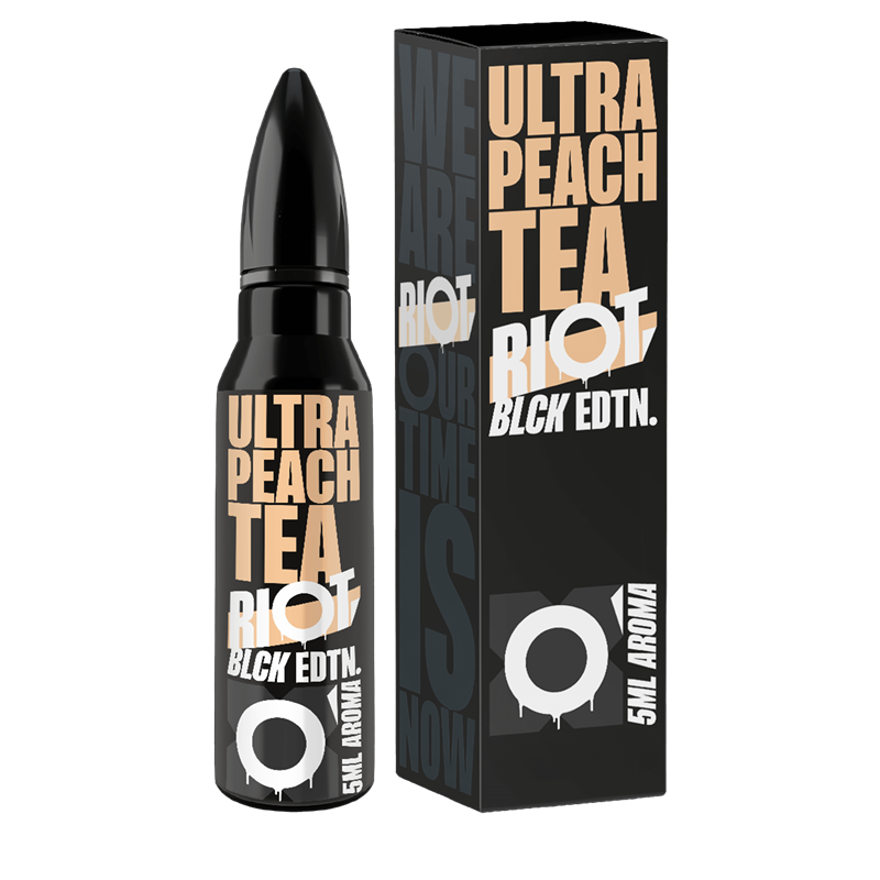 Riot Squad Black Edition Aroma - Ultra Peach Tea - 5 ml Longfill 