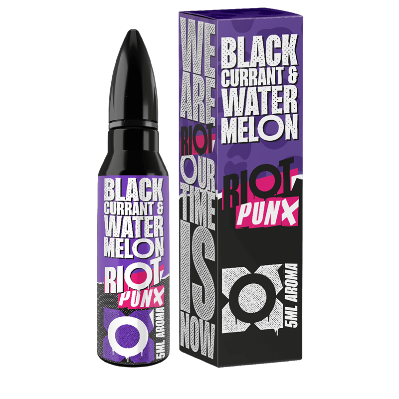Riot Squad PUNX Edition Aroma - Blackcurrant & Watermelon - 5 ml Longfill 