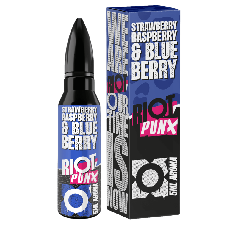 Riot Squad PUNX Edition Aroma - Strawberry, Raspberry & Blueberry - 5 ml Longfill 