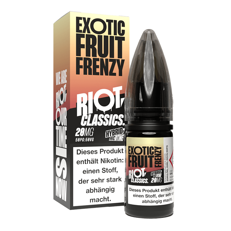 Riot Squad Classic Edition - Exotic Fruit Frenzy - 10 ml Hybrid-Nikotinsalz Liquid 