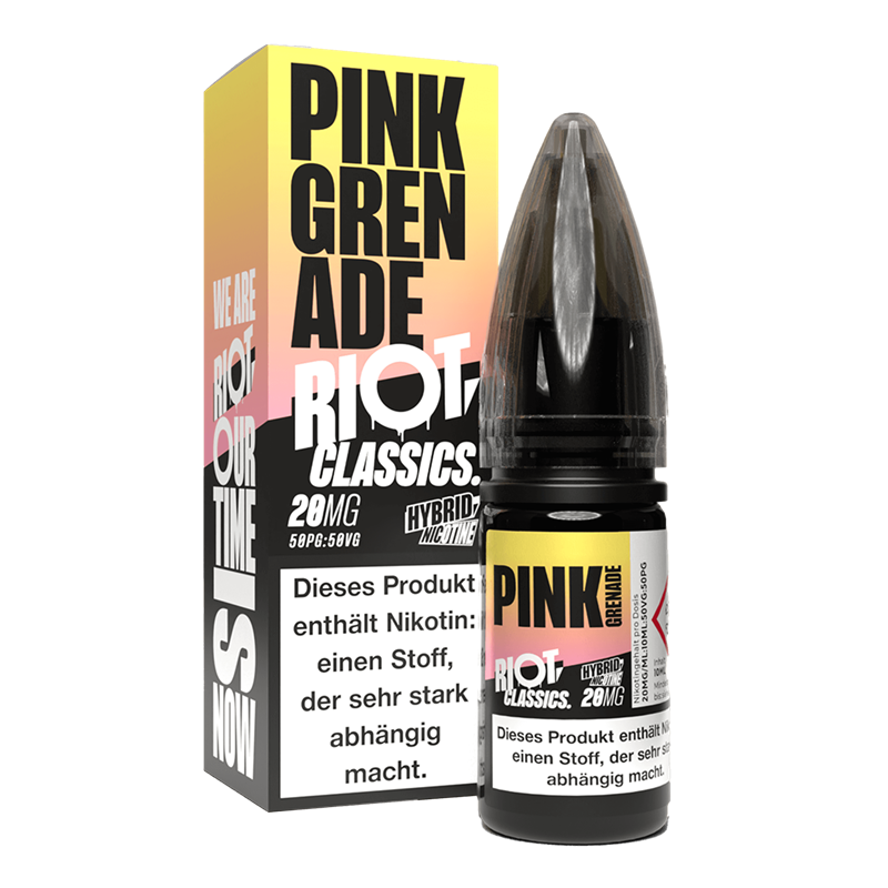 Riot Squad Classic Edition - Pink Grenade - 10 ml Hybrid-Nikotinsalz Liquid 