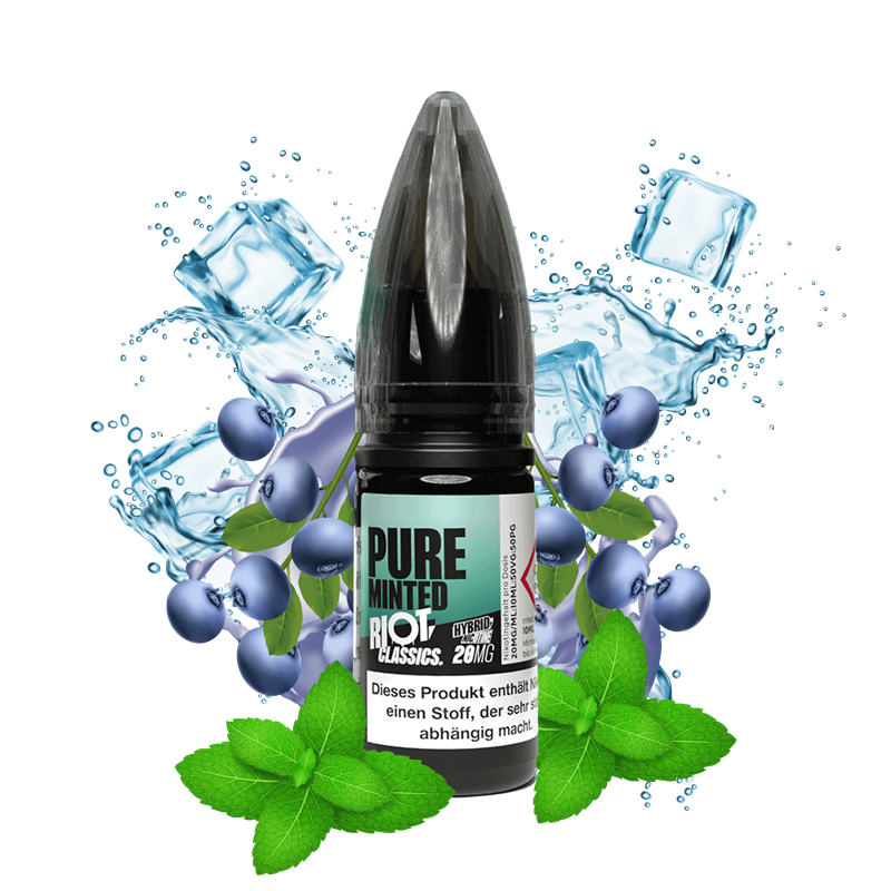 Riot Squad Classic Edition - Pure Minted - 10 ml Hybrid-Nikotinsalz Liquid