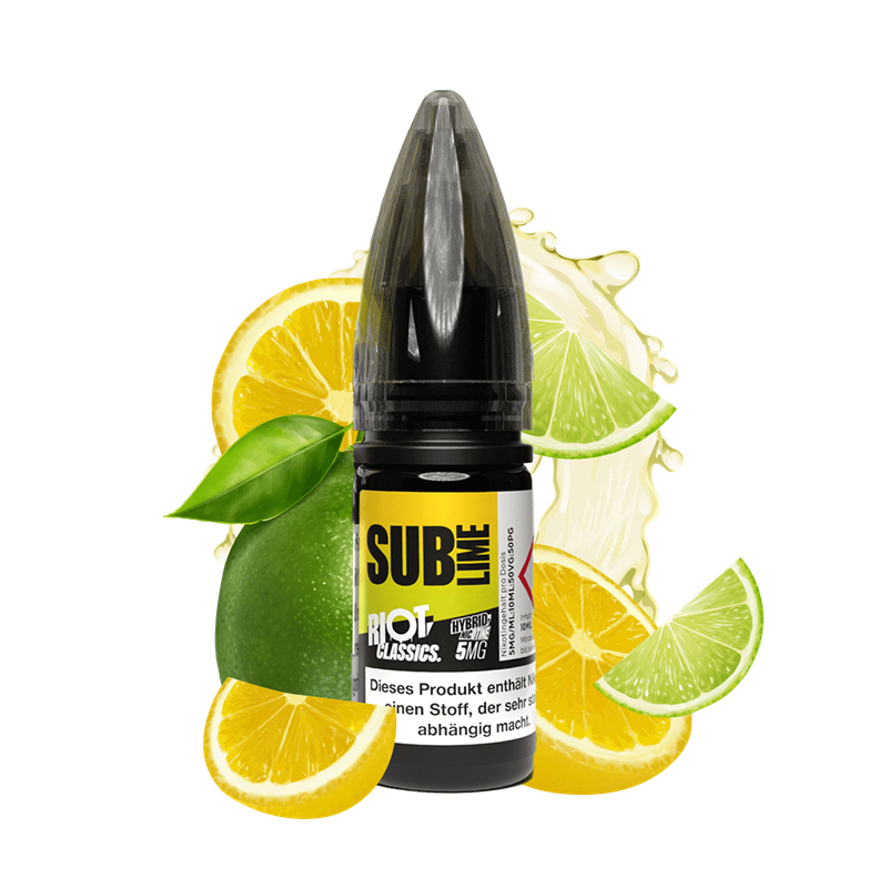 Riot Squad Classic Edition - Sub Lime - 10 ml Hybrid-Nikotinsalz Liquid