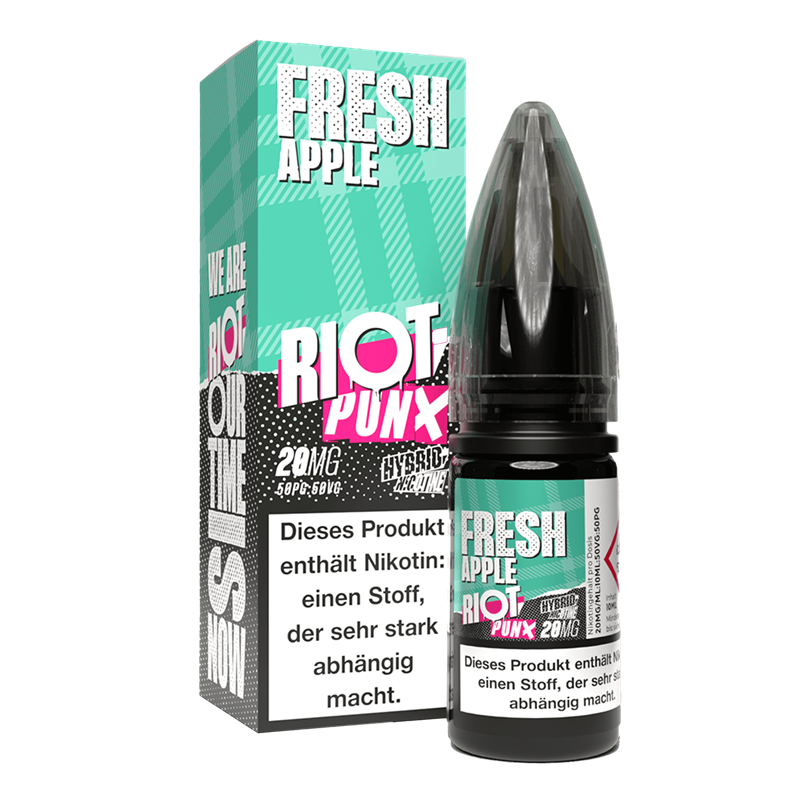 Riot Squad PUNX Edition - Fresh Apple - 10 ml Hybrid-Nikotinsalz Liquid 
