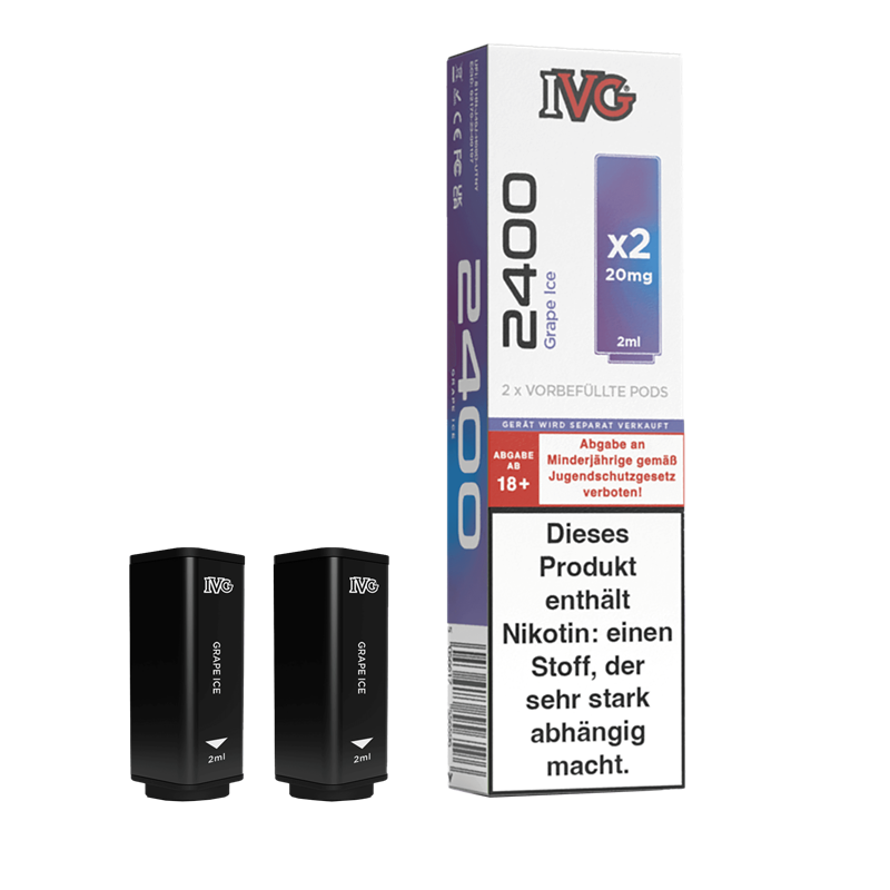 IVG 2400 - Grape Ice Pod - 2er Pack