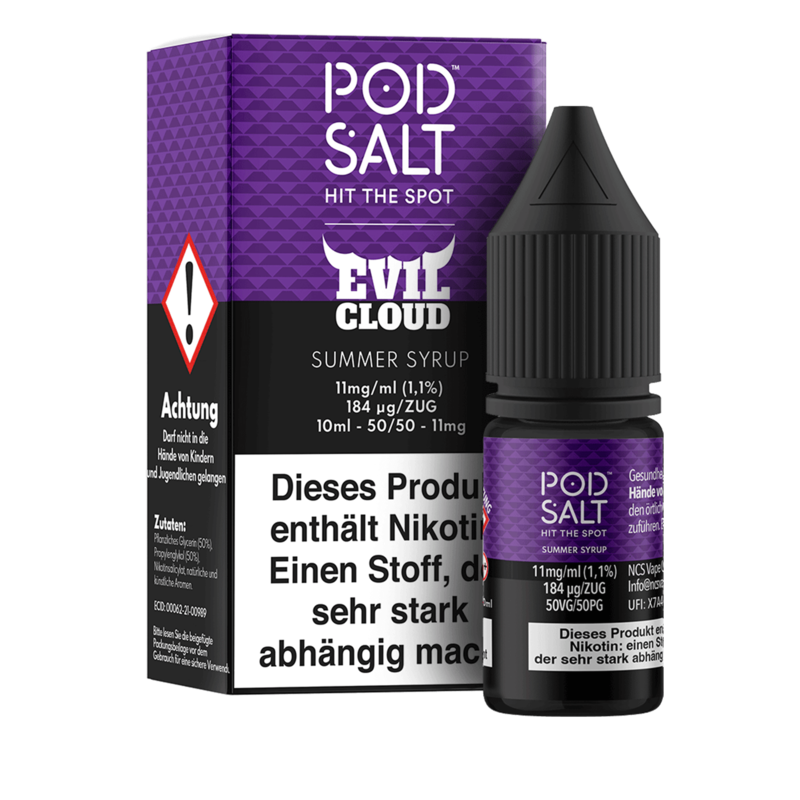 Pod Salt Fusion - Jammin - Blueberry Jam Tart - 10 ml Nikotinsalz Liquid