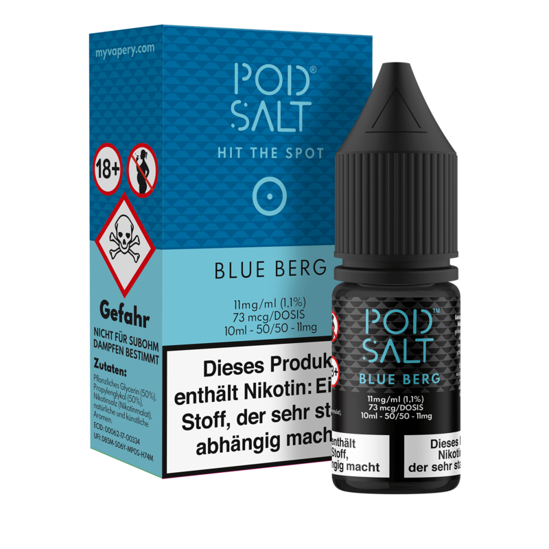 Pod Salt Core - Blue Berg - 10 ml Nikotinsalz Liquid
