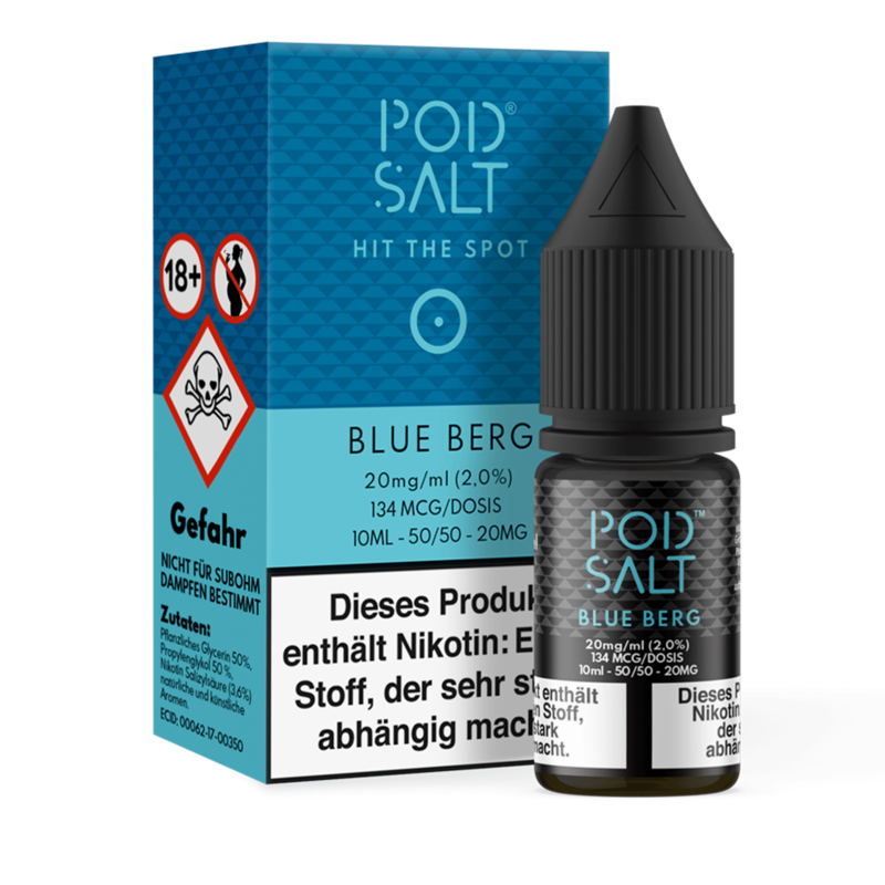 Pod Salt Core - Blue Berg - 10 ml Nikotinsalz Liquid