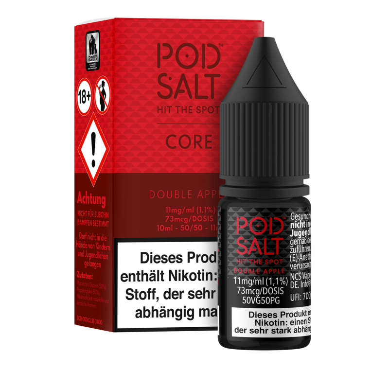 Pod Salt Core - Double Apple - 10 ml Nikotinsalz Liquid