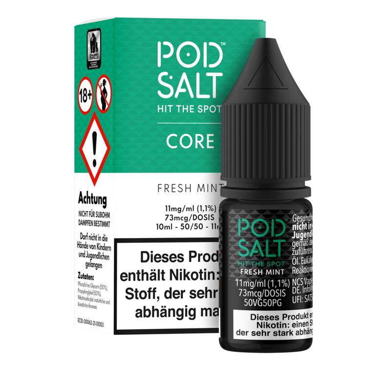 Pod Salt Core - Fresh Mint - 10 ml Nikotinsalz Liquid