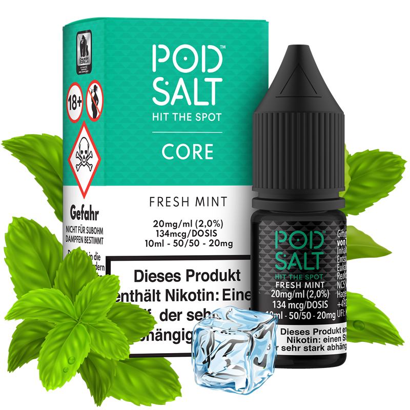Pod Salt Core - Fresh Mint - 10 ml Nikotinsalz Liquid