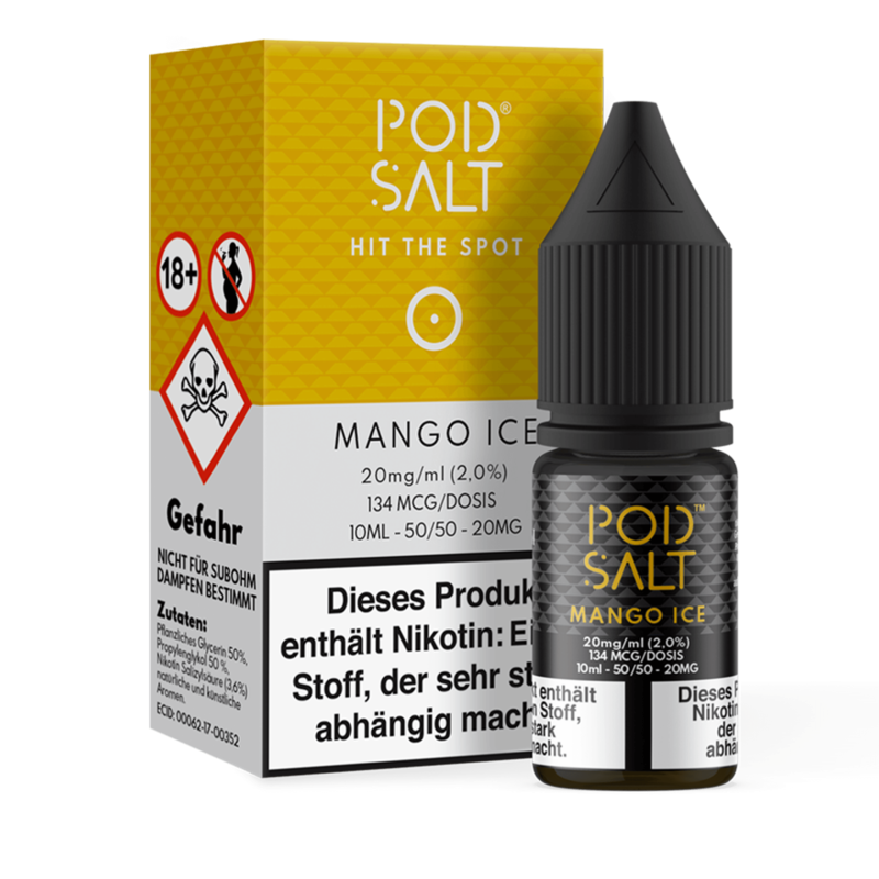 Pod Salt Core - Mango Ice - 10 ml Nikotinsalz Liquid