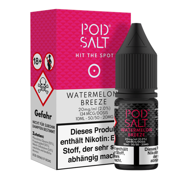 Pod Salt Core - Watermelon Breeze - 10 ml Nikotinsalz Liquid