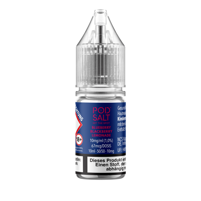 Pod Salt Xtra - Blueberry Blackberry Lemonade - 10 ml Nikotinsalz Liquid 