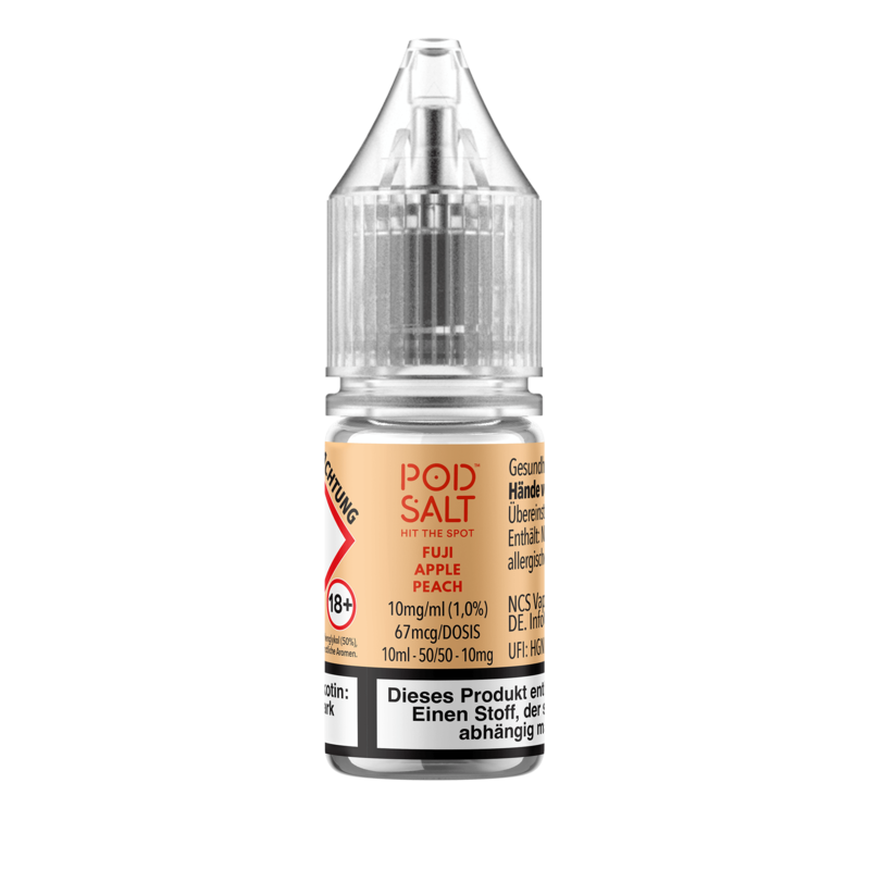 Pod Salt Xtra - Fuji Apple Peach - 10 ml Nikotinsalz Liquid 