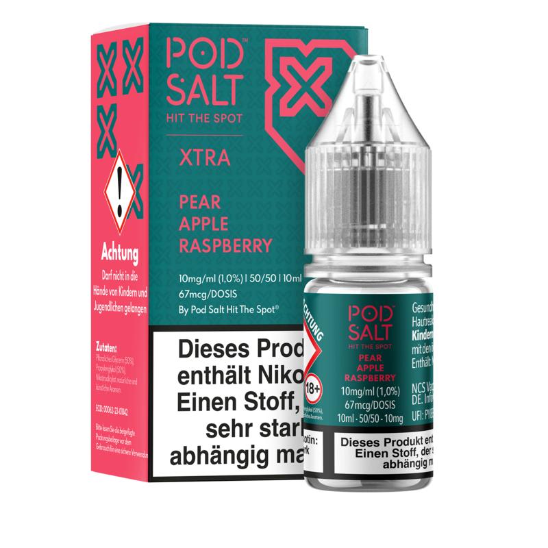 Pod Salt Xtra - Pear Apple Raspberry - 10 ml Nikotinsalz Liquid