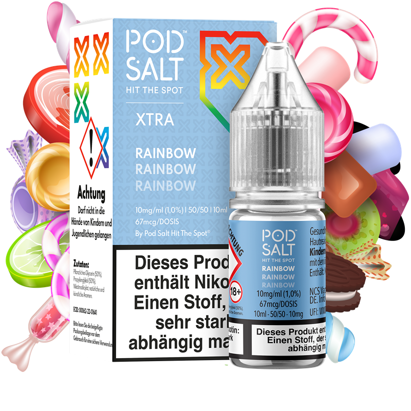Pod Salt Xtra - Rainbow - 10 ml Nikotinsalz Liquid