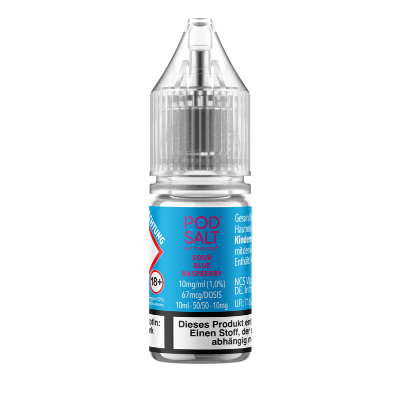 Pod Salt Xtra - Sour Blue Raspberry - 10 ml Nikotinsalz Liquid 