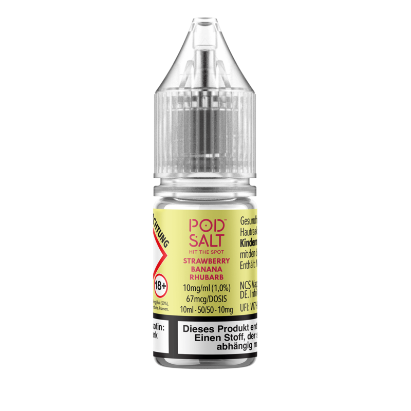 Pod Salt Xtra - Strawberry Banana Rhubarb - 10 ml Nikotinsalz Liquid 