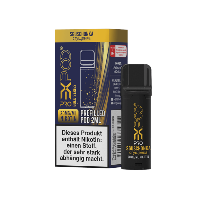 eXvape EXPOD Pro - Gold Series - Sguschonka - 1er Pack