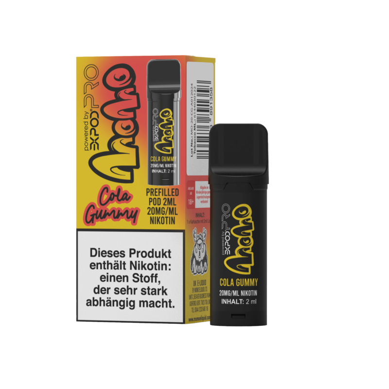 eXvape EXPOD Pro - Momo - Cola Gummies - 1er Pack