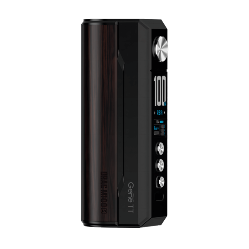 BA-Ware Voopoo Drag M100S Box Mod - Akkutrger - 1Col_Voopoo Antique Brass / Padauk 
