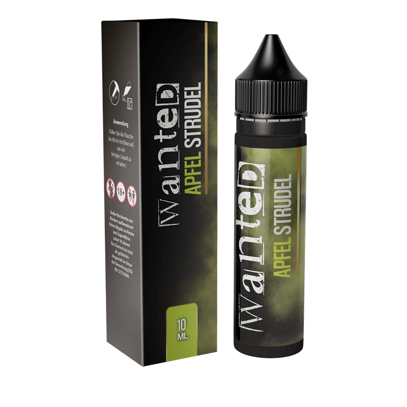 Wanted Aroma - Apfelstrudel - 10 ml Longfill 