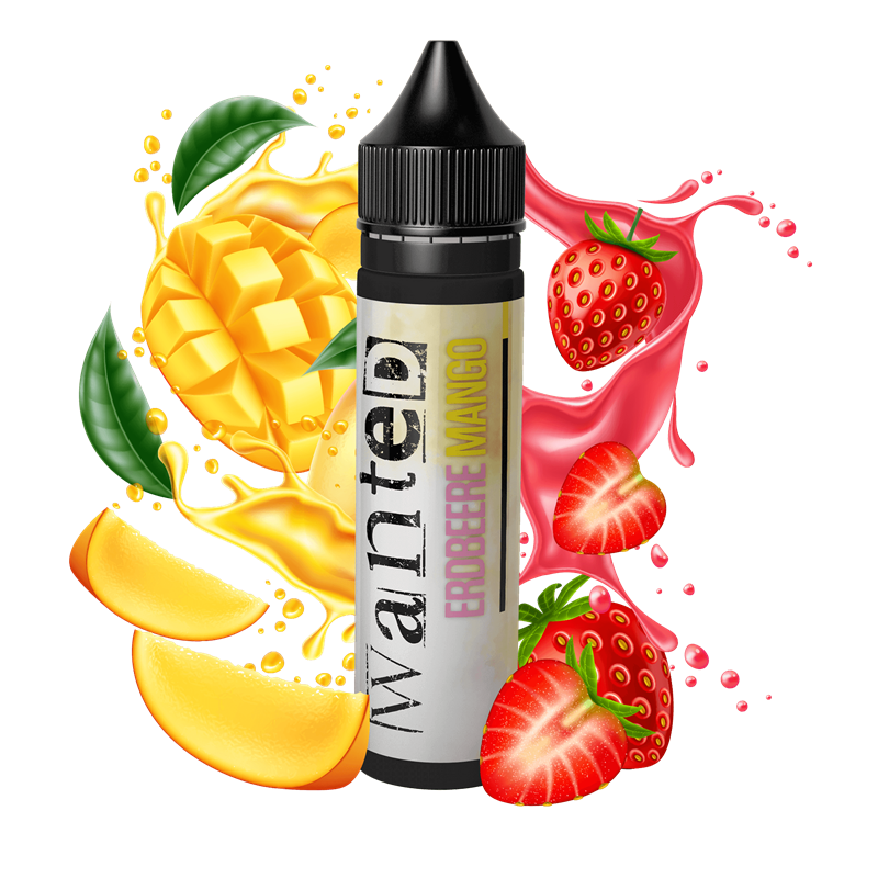 Wanted Aroma - Erdbeere Mango - 10 ml Longfill