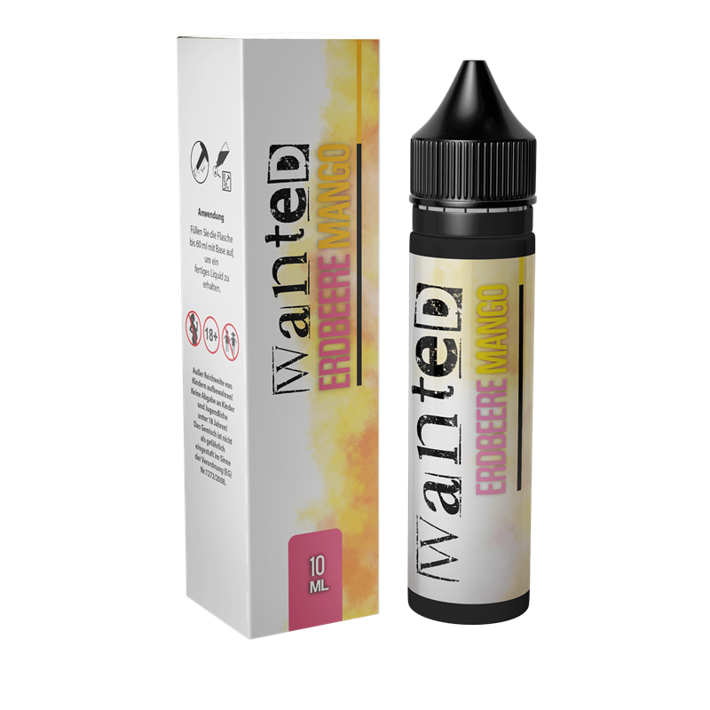 Wanted Aroma - Erdbeere Mango - 10 ml Longfill 