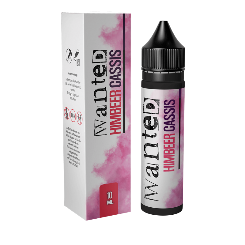 Wanted Aroma - Himbeer Cassis - 10 ml Longfill 