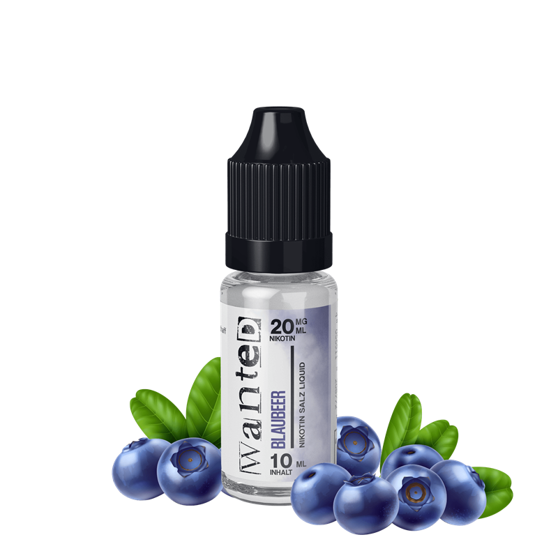 Wanted - Blaubeer - 10 ml Nikotinsalz Liquid