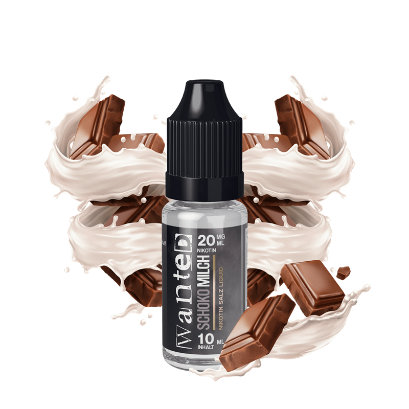Wanted - Schokomilch - 10 ml Nikotinsalz Liquid