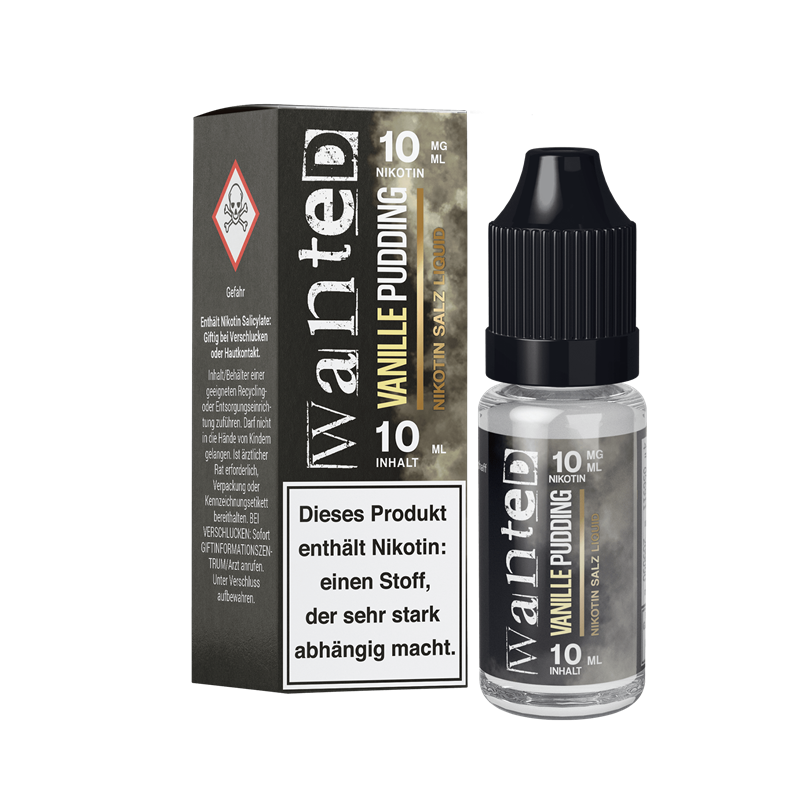 Wanted - Vanillepudding - 10 ml Nikotinsalz Liquid
