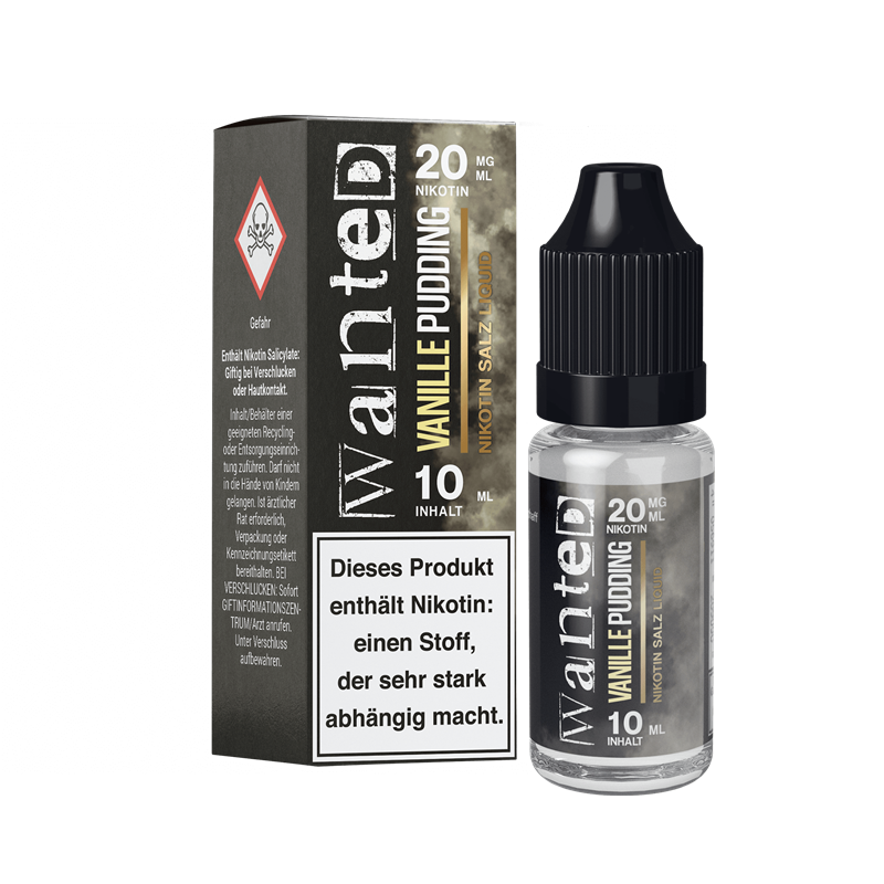 Wanted - Vanillepudding - 10 ml Nikotinsalz Liquid