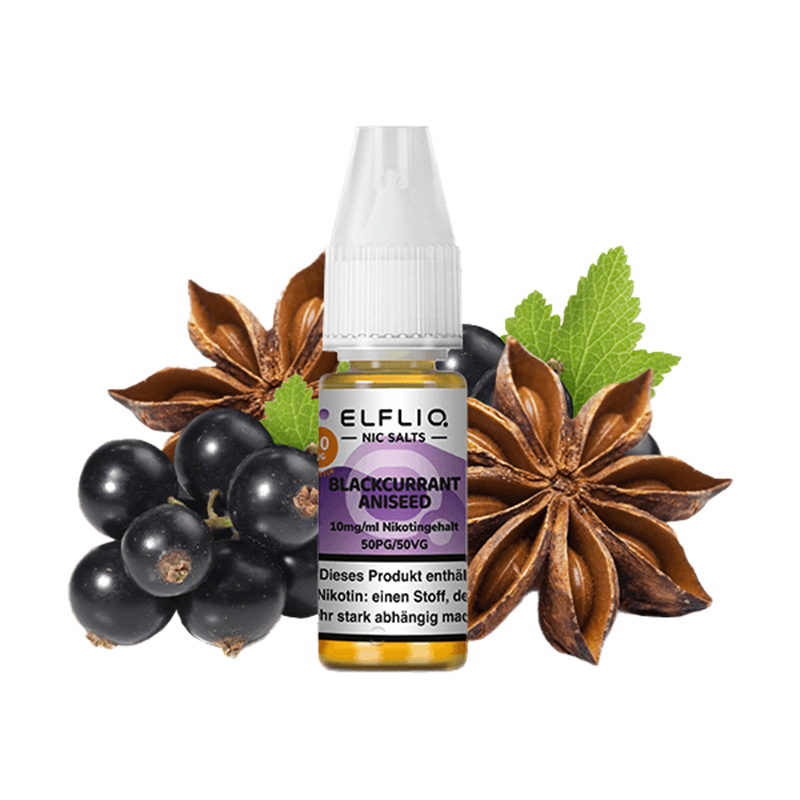 ELF Bar Elfliq - Blackcurrant Aniseed - 10 ml Nikotinsalz 
