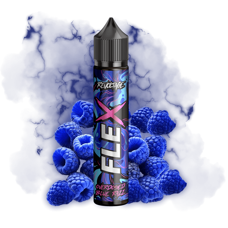 Revoltage Flex Aroma - Overdosed Blue Razz - 10 ml Longfill