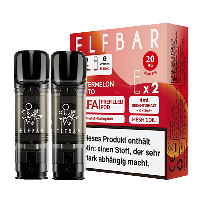 ELF Bar ELFA - Watermelon Mojito Pod - 2er Pack