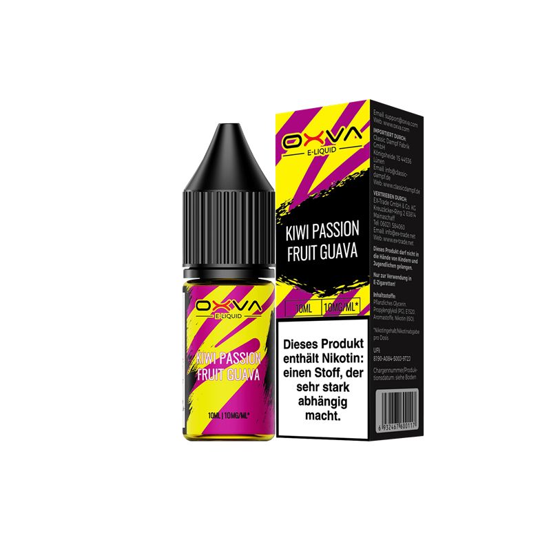 OXVA - Kiwi Passion Fruit Guava - 10 ml Nikotinsalz Liquid 