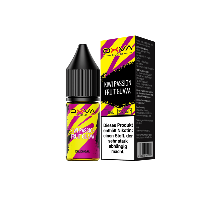 OXVA - Kiwi Passion Fruit Guava - 10 ml Nikotinsalz Liquid 